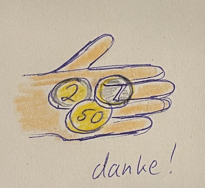 neuer Eintritt für Besucher